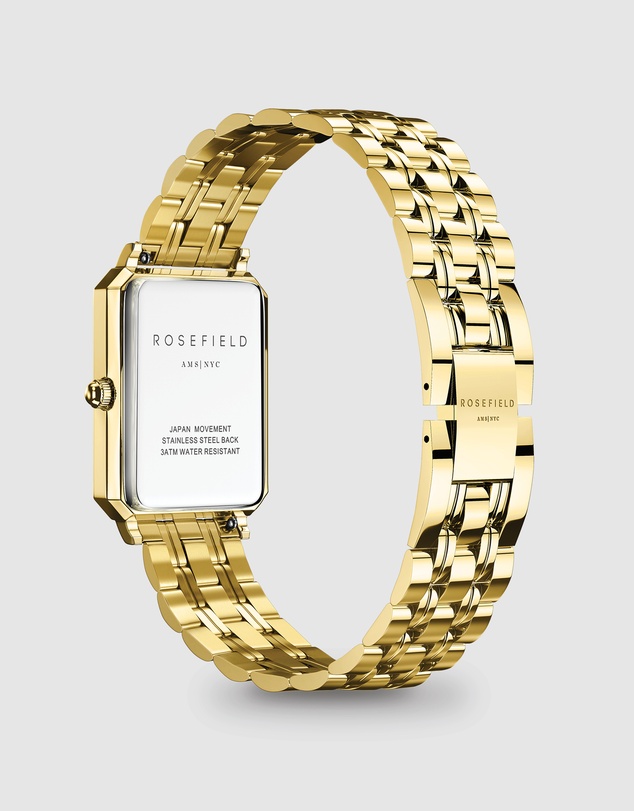 Rosefield - The Octagon XS - Gold with Green Dial