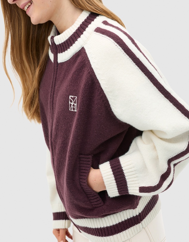 Seed Heritage - Zip Up Knit Bomber - Teen