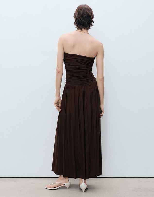 M.N.G - Owl Strapless Dress