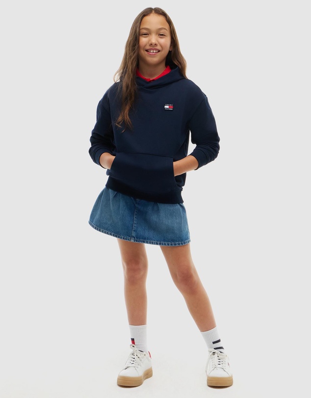 Tommy Hilfiger - Kids Unisex 3-7 Flag Logo Hoodie - Kids