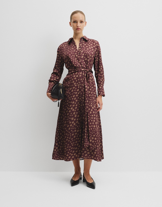 Country Road - Fluid Print Wrap Dress
