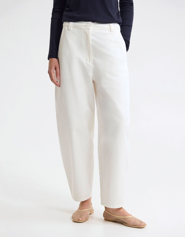 Oxford - Etta Barrel Leg Cotton Pant