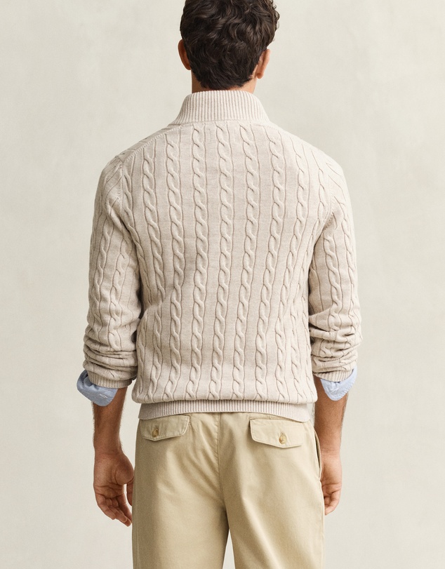 Gant - Cotton Cable Half Zip