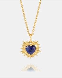 Rachel Jackson - Electric Love September Birthstone Heart Necklace