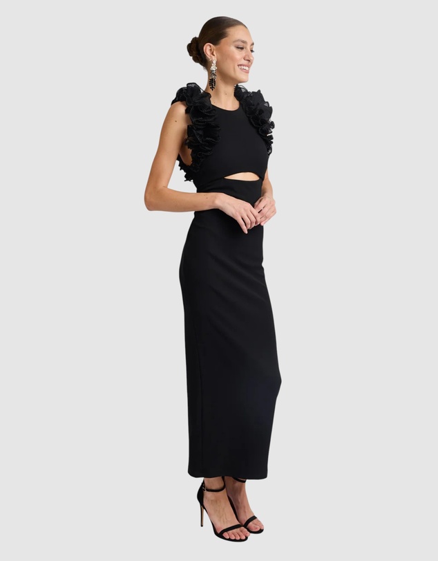 Romance by Honey and Beau - Trevia Frill Midi Dress