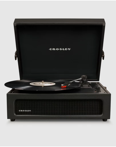 Crosley - Crosley Voyager Black - Bluetooth Portable Turntable