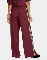 RVCA - Womens Syd Stripe Elastic Waist Pants