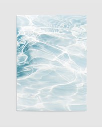 Olive et Oriel - Hamptons Pool View I Art Print