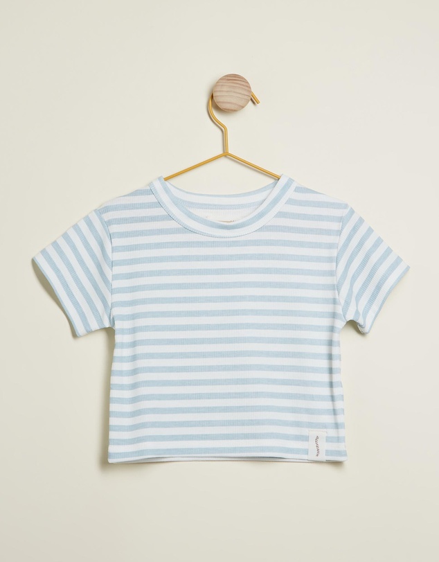 All Fenix - Mini Rib Stripe Tee - Babies-Kids