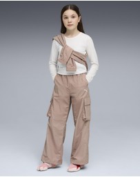 Puma - T7 Luminous Cloud Relaxed Woven Cargo Pants - Teens