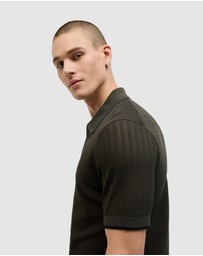 Politix - Anderson Stripe Texture Knit Polo