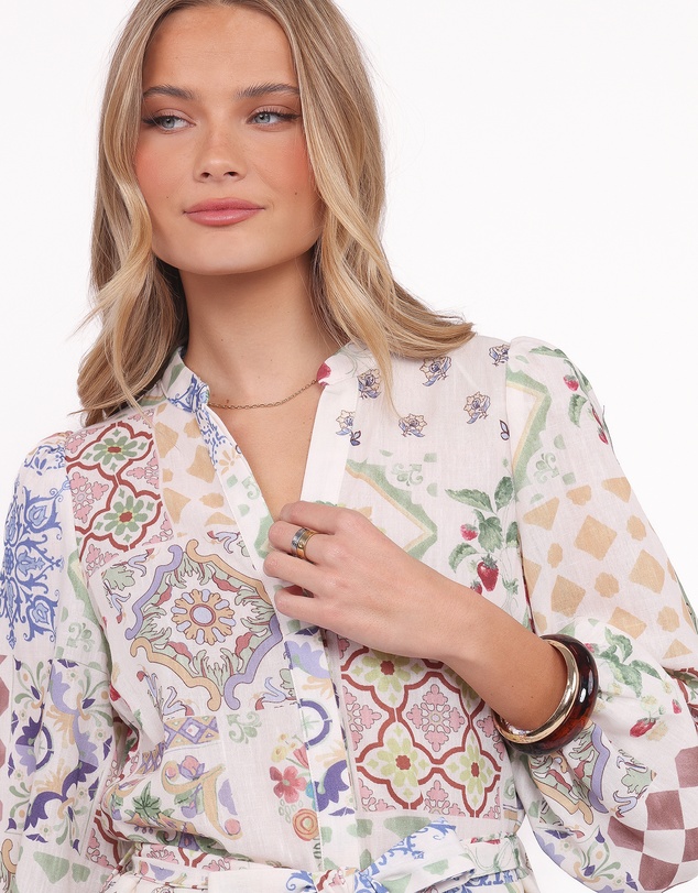 Petal & Pup - Venice Long Sleeve Playsuit - Multi