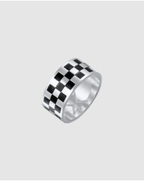 Kuzzoi - ICONIC EXCLUSIVE - Ring Male Silver 925 Sterling Silver Enamel