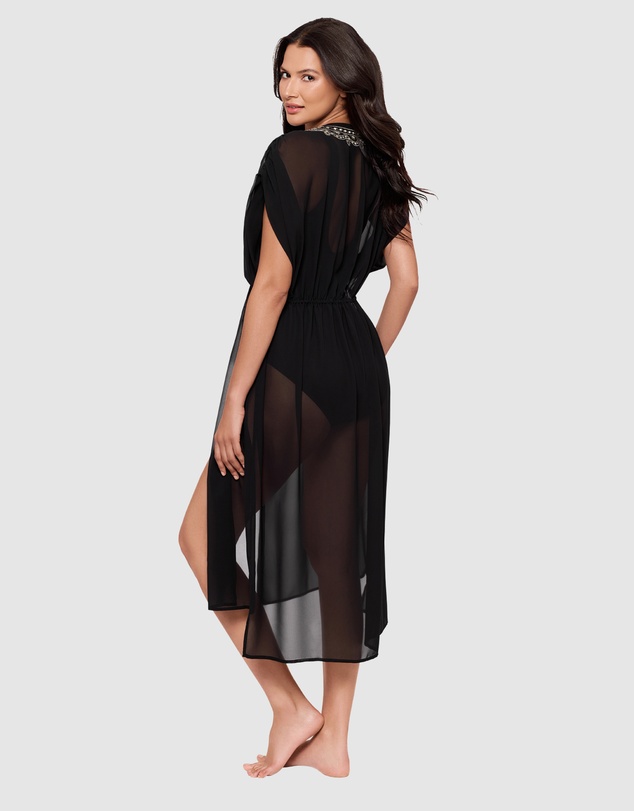 Miraclesuit Swimwear  - Beach Etc Sheer Beach Cover Up Kimono