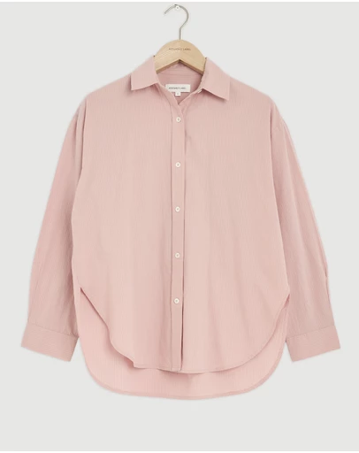 Revibe - Repaired Assembly Label Cotton Womens Shirts L/S