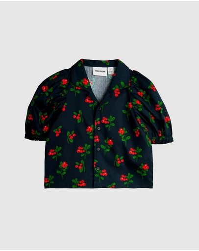 Mini Rodini - Lingonberries All Over Print Woven Blouse - Babies-Kids