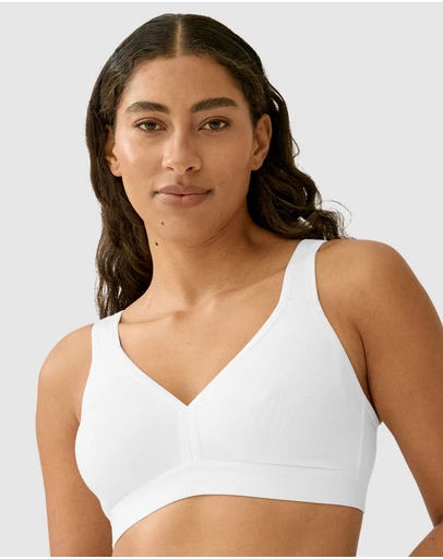 Naturana - Athleisure Cotton Padded Strap Wirefree Bra