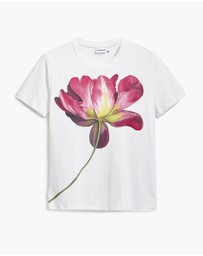 Desigual - Large flower T-shirt