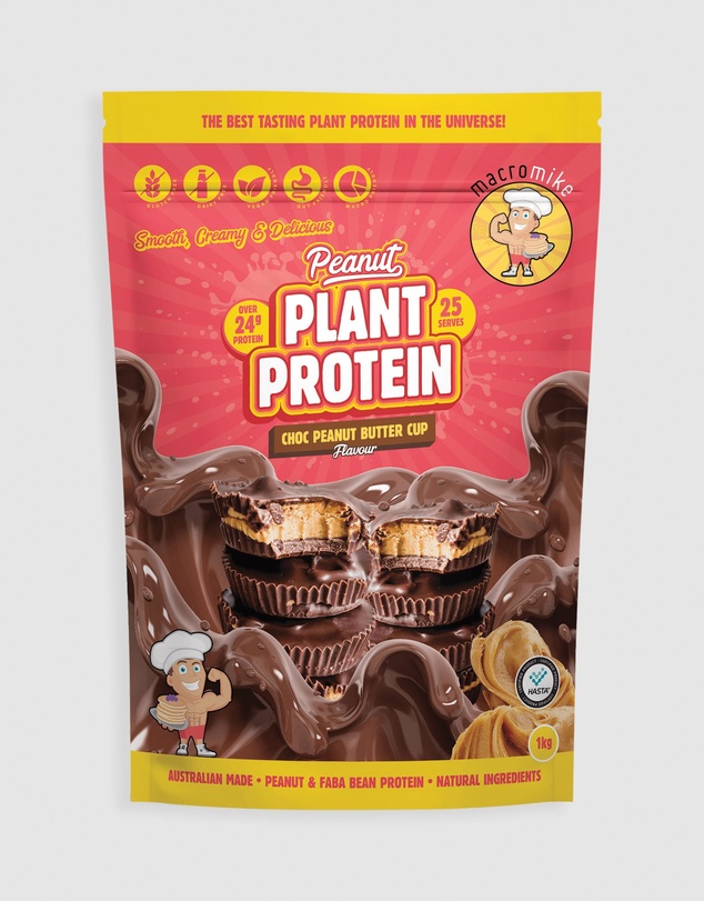 Macro Mike - Choc Peanut Butter Cup Peanut Plant Protein - 1kg