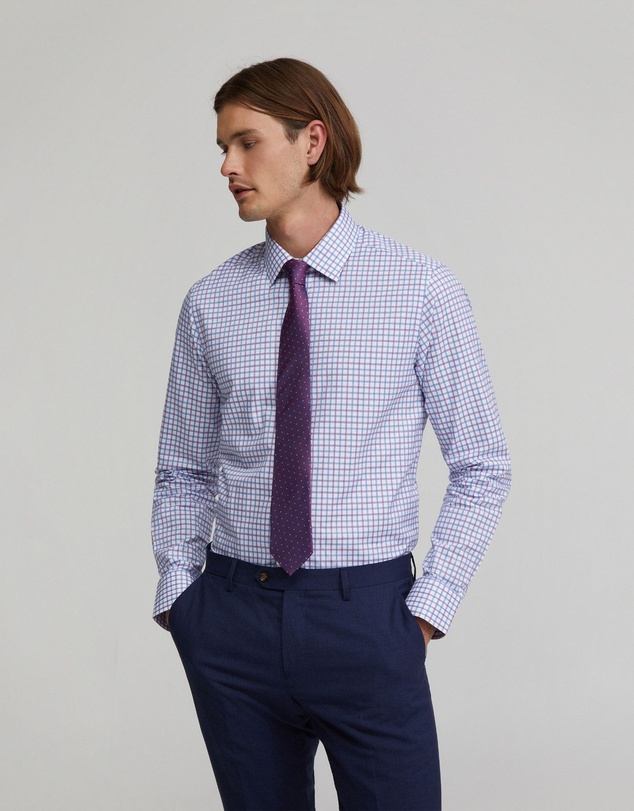Oxford - Beckton Cotton Checked Shirt