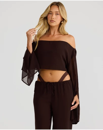Vacay Swimwear - Bella Top Chocolate