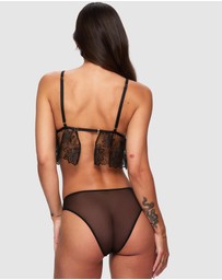 Ann Summers - Midnight Blossom Chiffon & Embroidery Cami Set