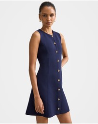 Forever New Petite - Lucienne Petite Fit and Flare Knitted Mini Dress