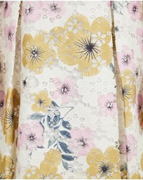 Pink Ruby - Night Flower Bell Sleeve Dress