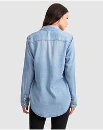 Belle & Bloom - Keep Me Wild Denim Top