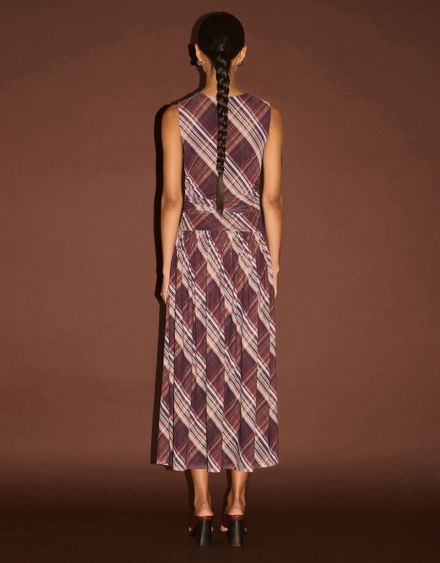 Staple the Label - Arles Drop Waist Mesh Dress