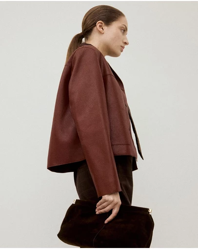 M.N.G - Faux-Leather Jacket With Pockets