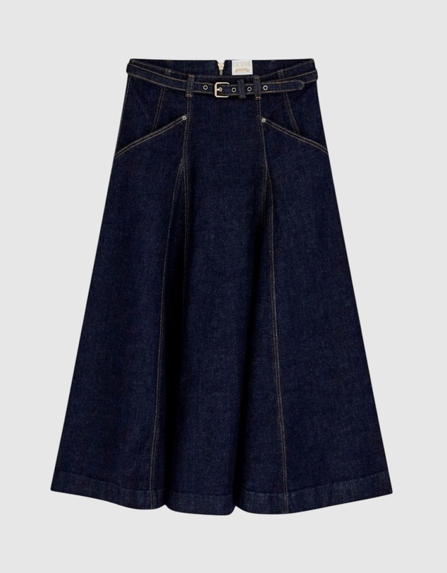 GUESS - Eco Rayne Denim Midi Skirt