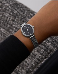 GUESS - Guess Ruby Ladies Silver Tone Analogue Watch