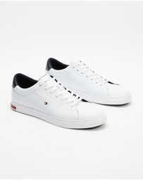 Tommy Hilfiger - Essential Leather Detail Sneakers - Men's