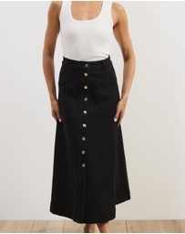 Atmos&Here - Aston Denim Midi Skirt