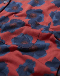 Seasalt - Seasalt Cornwall Red Dove Plant Jersey Button-Through Tunic