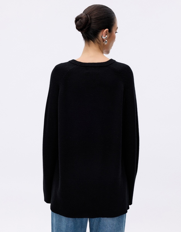 Minima Esenciales - Emi Oversized Wool Cashmere Blend Knit