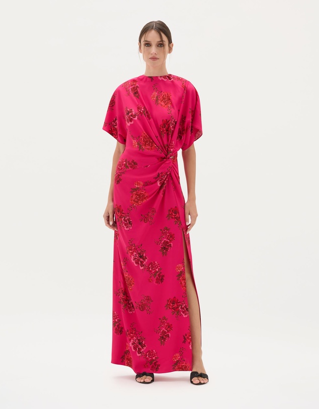 Muma World - Magenta Bloom Zaira Dress