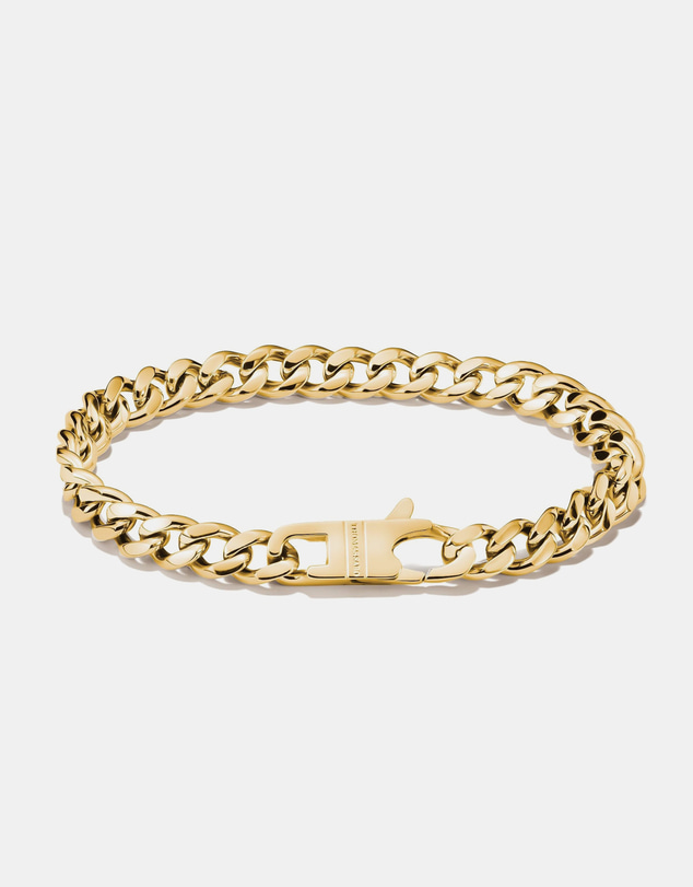 THOMAS SABO - Gold-Tone Stainless Steel Curb Chain Bracelet 7mm