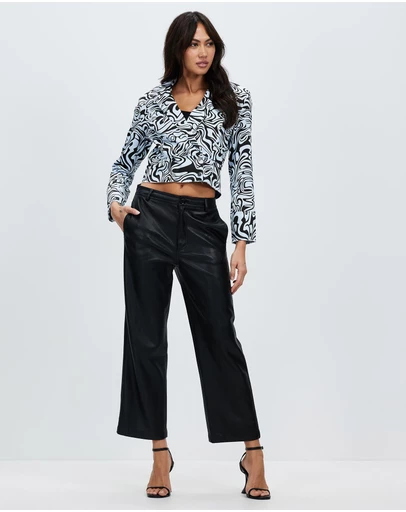 Honey and Beau - In the Groove Crop Jacket