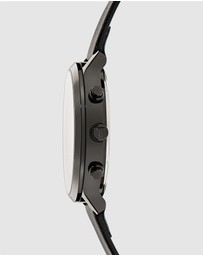 Ted Baker - Haarvin Chronograph 44mm Black Dial and Leather Strap