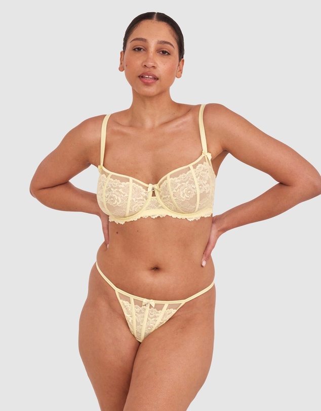 Bras N Things - Bethany String-Light Yellow
