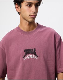Thrills - What We Believe Embro Oversize Box Crop Tee