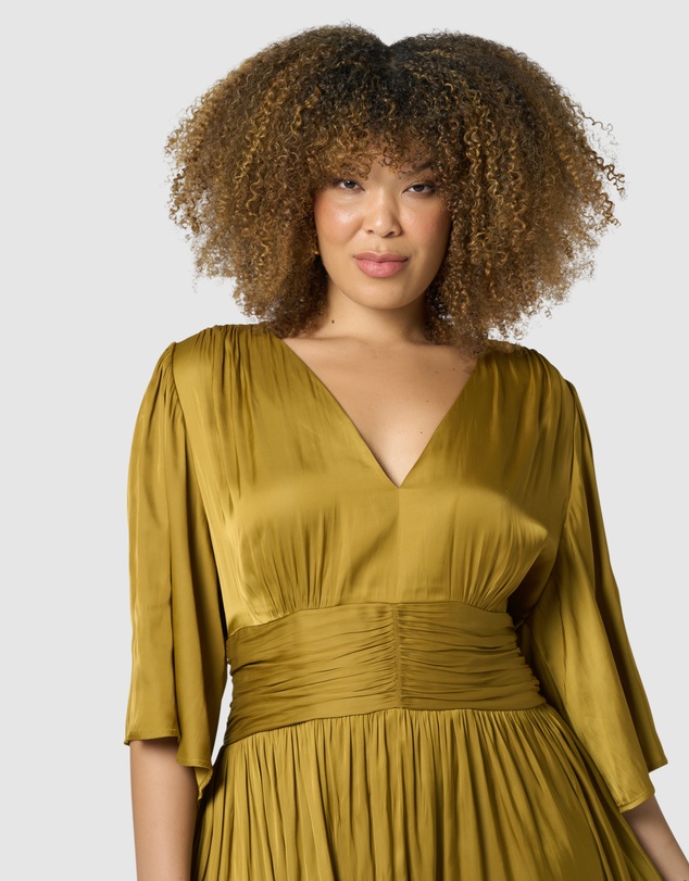 Pink Dusk by Curve Project - Work It Maxi Dress