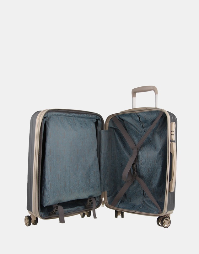 Pierre Cardin - Pierre Cardin Musee 54cm Cabin Hard-Shell 2-Tone Suitcase