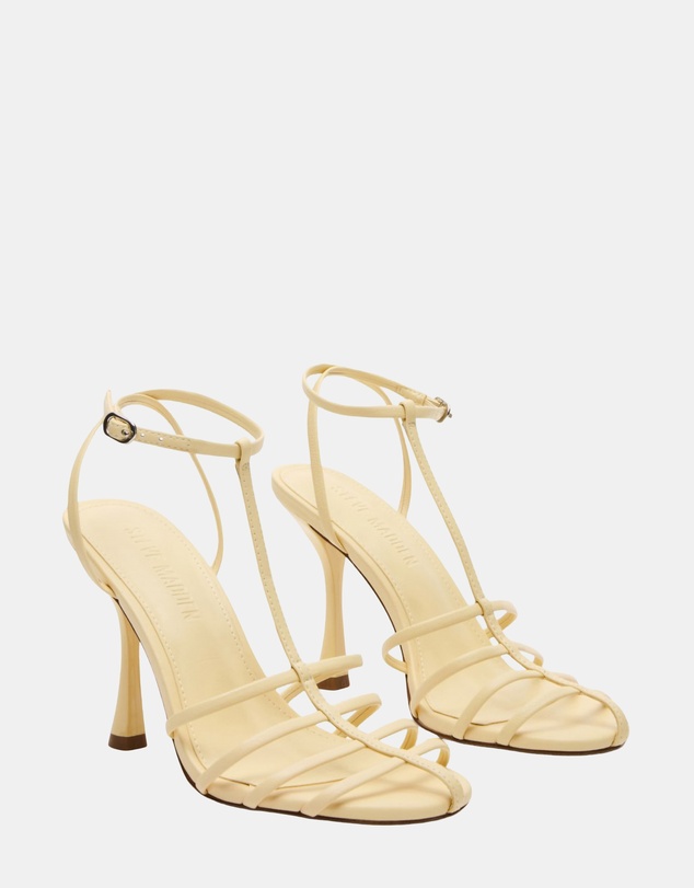 Steve Madden - Tildah Yellow Leather Heels