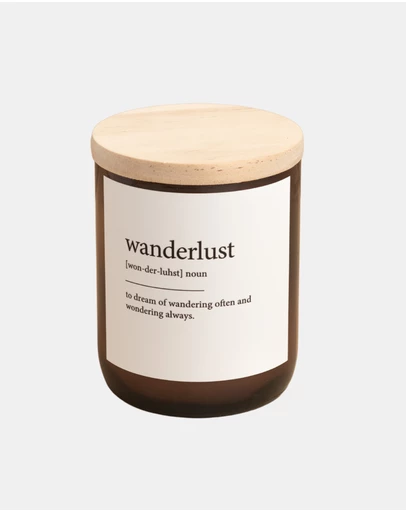 The Commonfolk Collective - Wanderlust ~ Dictionary Meaning Candle