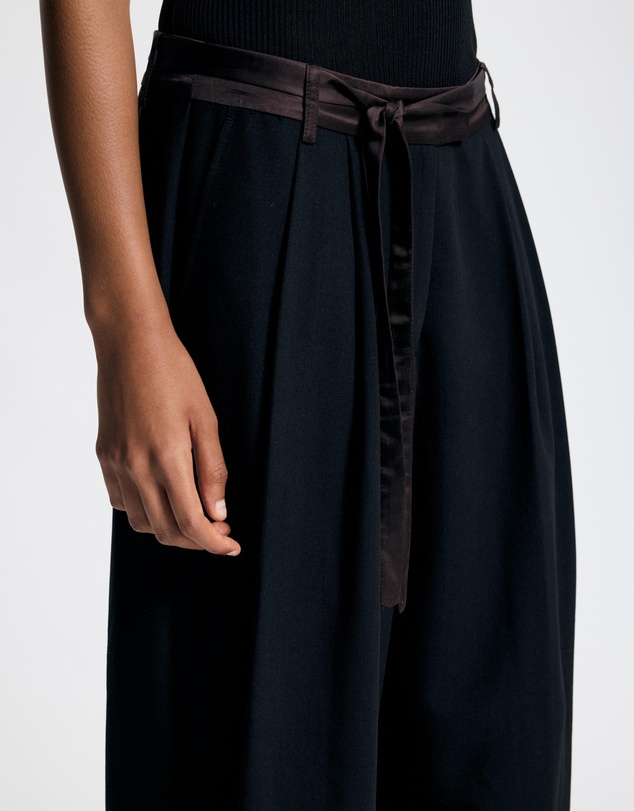 Lover - Sienna Contrast Satin Tailored Pants