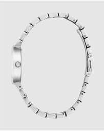 GUESS - Guess Ladies Silver Tone 30mm Analogue Watch