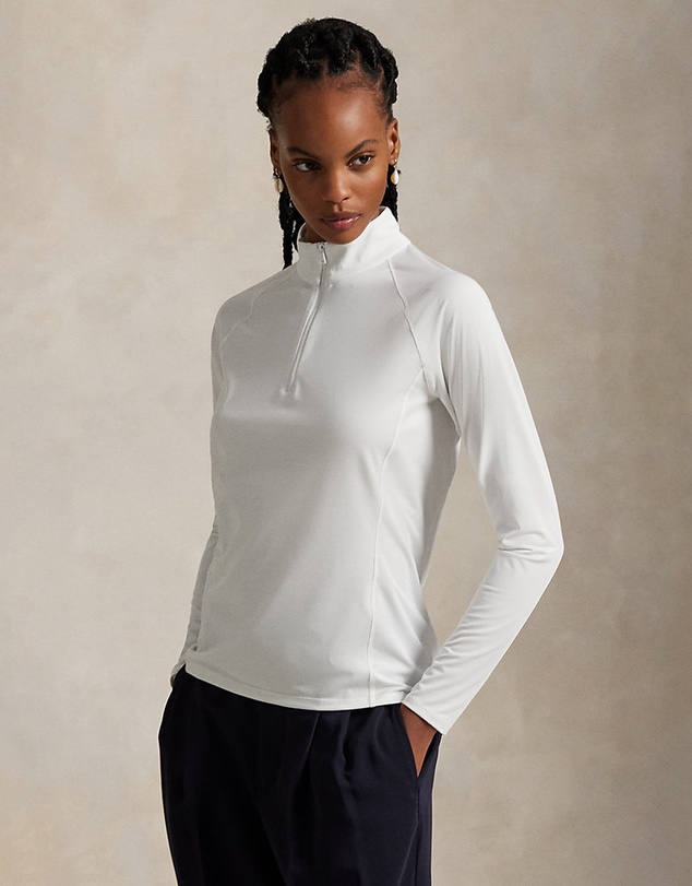 Polo Ralph Lauren - Stretch Jersey Quarter-Zip Top